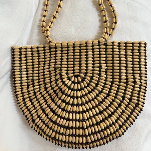 Handbags - Vintage Rachel Ashwell Summer Beaded Tote Bag